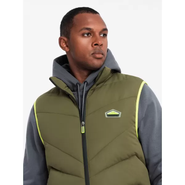  Weste OMBRE OM-JAVJ-0210 OLIVE 