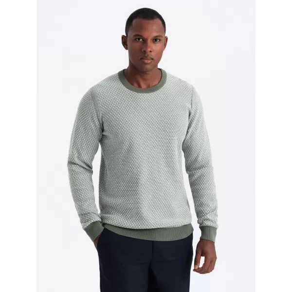  Herrenpullover OMBRE OM-SWSW-0111 GRÜN 