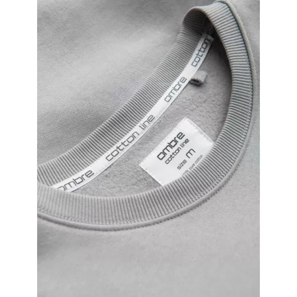  Herren -Sweatshirt OMBRE OM-SSBN-0175 GRAU 