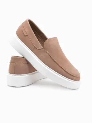 Herrenschuhe OMBRE OM-FOCS-0152 HELLBRAUN