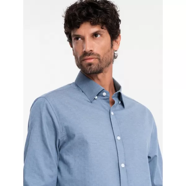  Hemd OMBRE OM-SHCS-0175 BLAU 
