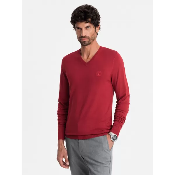  Herrenpullover OMBRE OM-SWBS-0107 ROT 