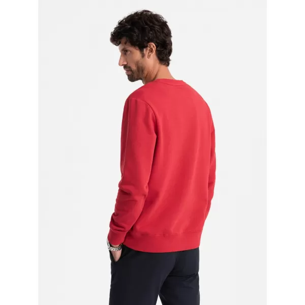  Herren Sweatshirt OMBRE OM-SSNZ-0134 ROT 