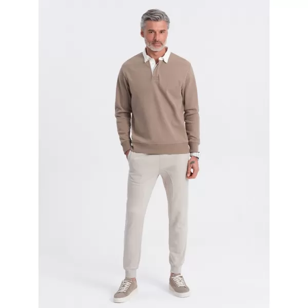  Herren -Traursanzüge OMBRE OM-PABS-0173 LEICHT BEIGE 