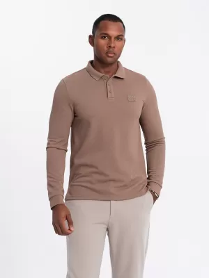 Hemd OMBRE OM-POLS-0131 BRAUN