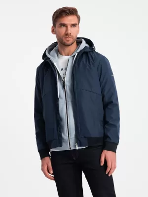Jacke OMBRE OM-JANP-0149 MARINEBLAU