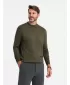 Herrenpullover OMBRE OM-SWTN-0100 KHAKI