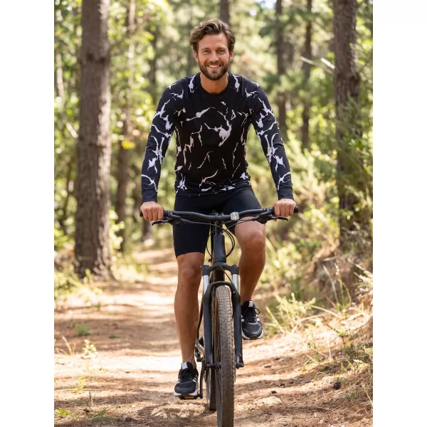  Funktionaler Term T -Shirt von Männern mit Langarmprämie ALTISPORT VOJ/ALM052TER01 SCHWARZ 