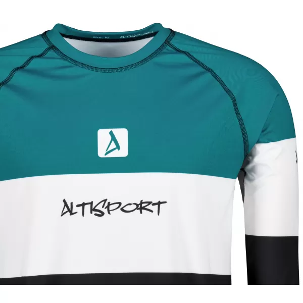  Funktionaler Term T -Shirt von Männern mit Langarmprämie ALTISPORT VOJ/ALM051TER01 KEROSIN/SCHWARZ 
