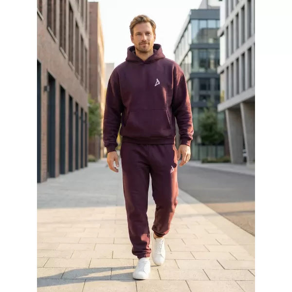  Herren -Sweatshirt ALTISPORT BYB/ALM002BY284 BURGUND 