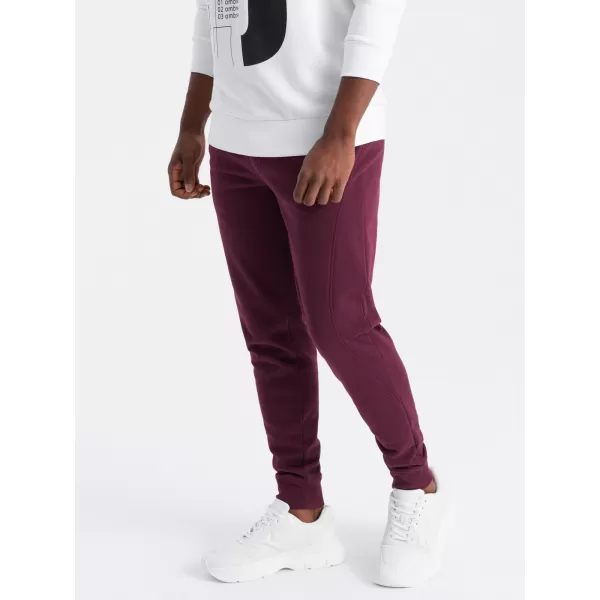  Herren -Traursanzüge OMBRE OM-PABS-0174 KASTANIENBRAUN 