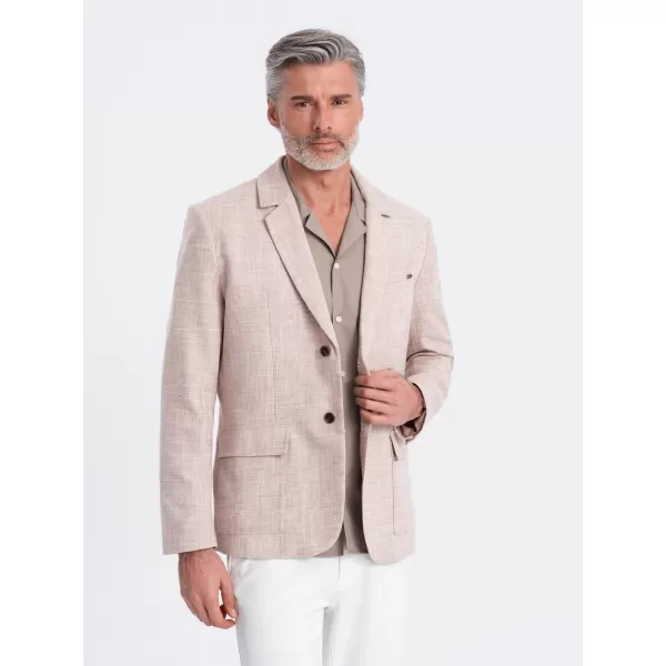  Jacke OMBRE OM-BLZB-0128 LEICHT BEIGE 
