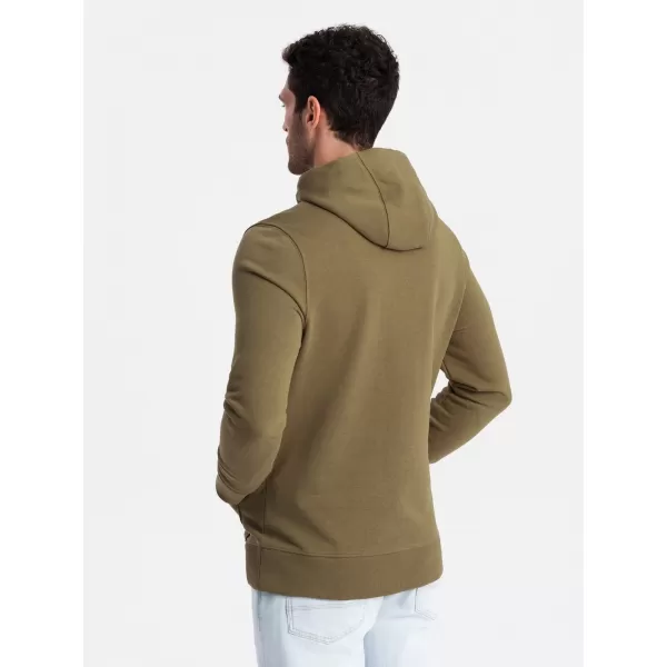  Herren Sweatshirt OMBRE OM-SSBN-0161 OLIVE 
