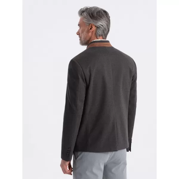  Jacke OMBRE OM-BLZB-0131 SCHWARZE MELANGE 