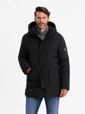 Jacke OMBRE OM-JALJ-0202 SCHWARZ