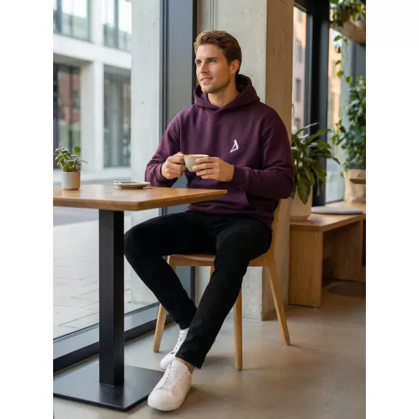  Herren -Sweatshirt ALTISPORT BYB/ALM002BY284 BURGUND 