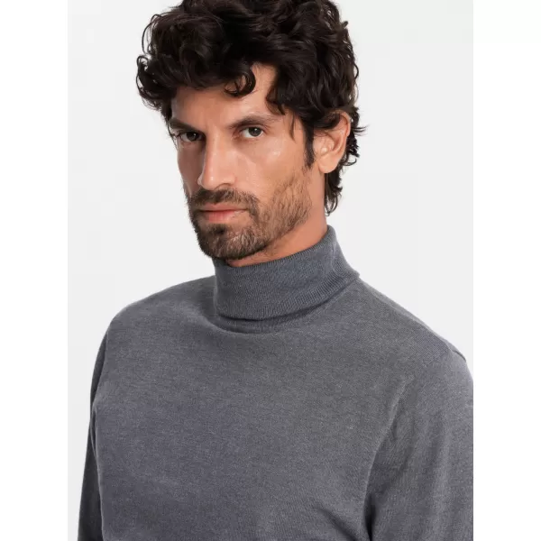 Herrenpullover OMBRE OM-SWTN-0101 GRAUE MELANGE 