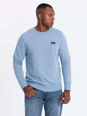 Herren Sweatshirt OMBRE OM-SSNZ-0136 BLAU