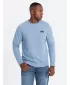 Herren Sweatshirt OMBRE OM-SSNZ-0136 BLAU