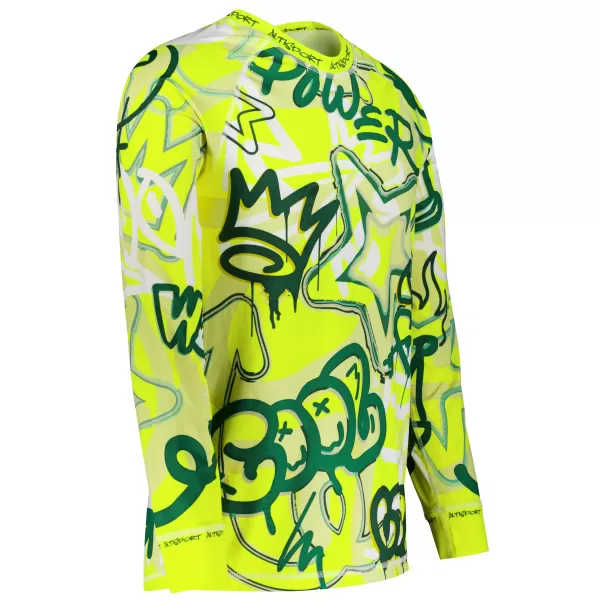  Funktionaler Term T -Shirt von Männern mit Langarmprämie ALTISPORT VOJ/ALM054TER01 FLUO 