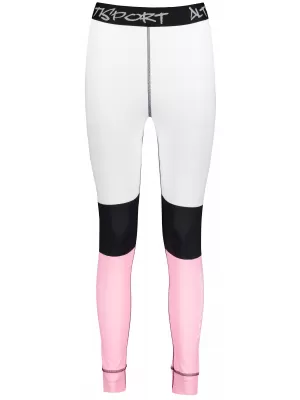 Frauenfunktionelle Thermohosen Prämie ALTISPORT VOJ/ALW051TER02 WEIß -PINK