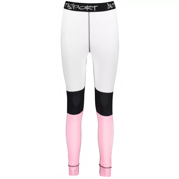  Frauenfunktionelle Thermohosen Prämie ALTISPORT VOJ/ALW051TER02 WEIß -PINK 