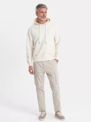 Herren -Sweatshirt OMBRE OM-SSBN-0177 CREME