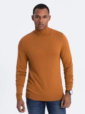 Herrenpullover OMBRE OM-SWTN-0101 KAMEL
