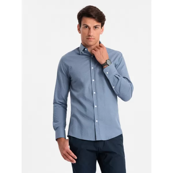  Hemd OMBRE OM-SHCS-0174 BLAU 