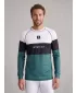 Funktionaler Term T -Shirt von Männern mit Langarmprämie ALTISPORT VOJ/ALM051TER01 WEIß -GREEN