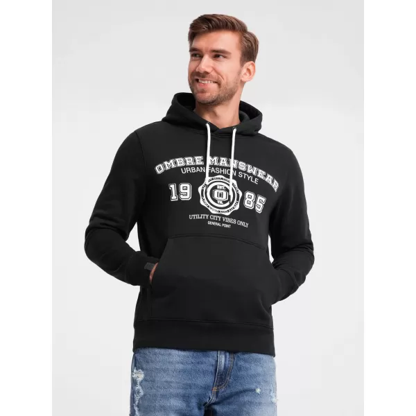  Herren Sweatshirt OMBRE OM-SSPS-0143 SCHWARZ 