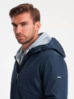 Jacke OMBRE OM-JANP-0149 MARINEBLAU