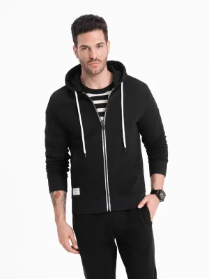 Herren -Sweatshirt OMBRE OM-SSBZ-0178 SCHWARZ