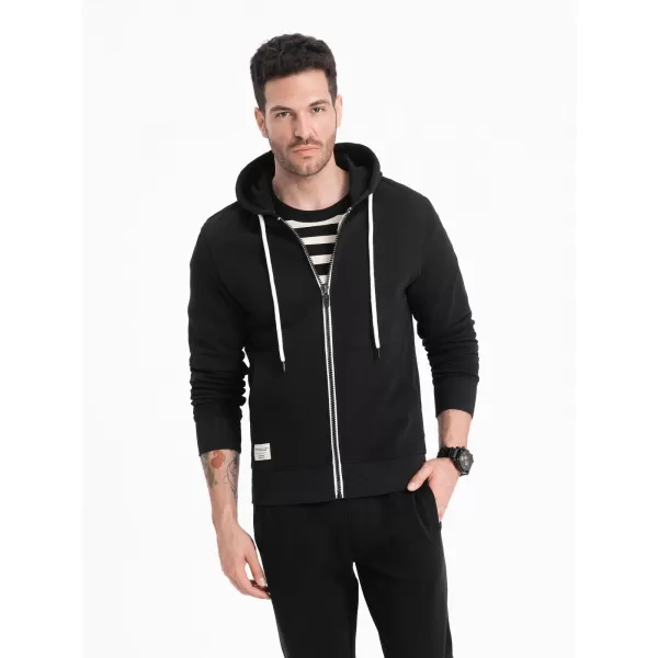  Herren -Sweatshirt OMBRE OM-SSBZ-0178 SCHWARZ 