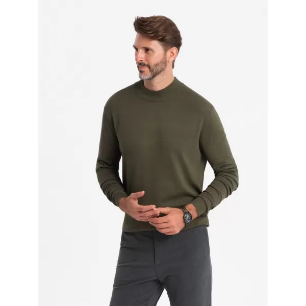  Herrenpullover OMBRE OM-SWTN-0100 KHAKI 