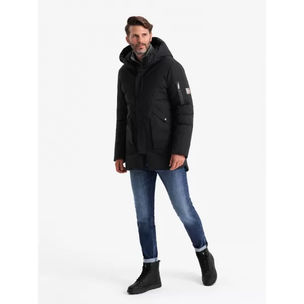  Jacke OMBRE OM-JALJ-0202 SCHWARZ 