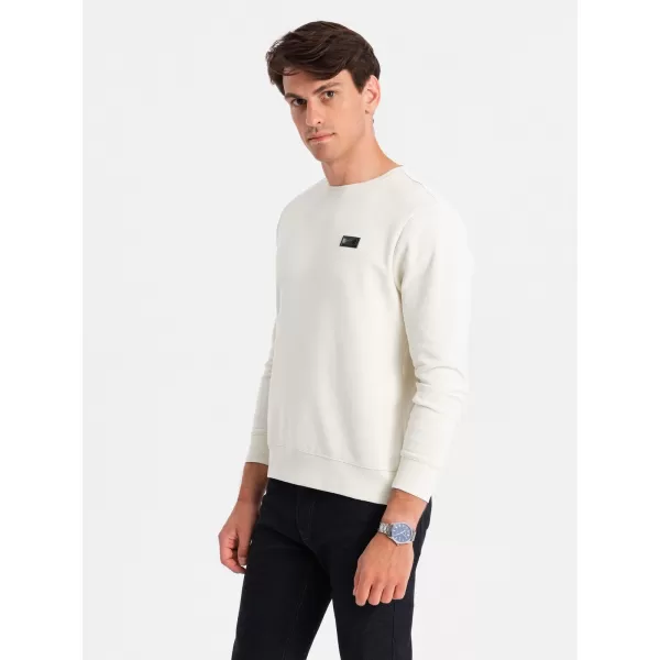  Herren Sweatshirt OMBRE OM-SSNZ-0136 CREME 