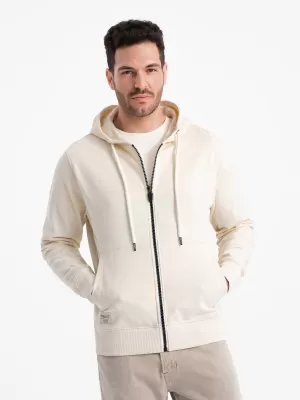 Herren -Sweatshirt OMBRE OM-SSBZ-0178 CREME