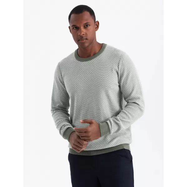  Herrenpullover OMBRE OM-SWSW-0111 GRÜN 