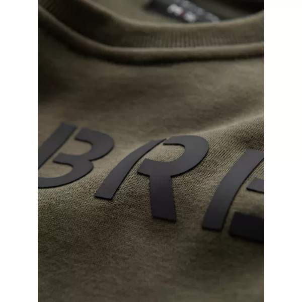  Herren -Sweatshirt OMBRE OM-SSPS-0181 DUNKLE OLIVE 