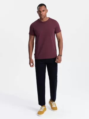 Hemd OMBRE OM-TSBS-0146 KASTANIENBRAUN