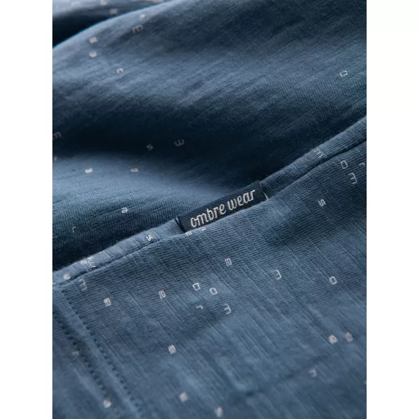  Hemd OMBRE OM-TSFP-0179 BLAUER DENIM 