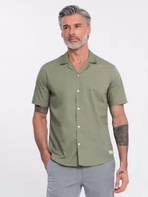 Hemd OMBRE OM-SHSS-0168 KHAKI