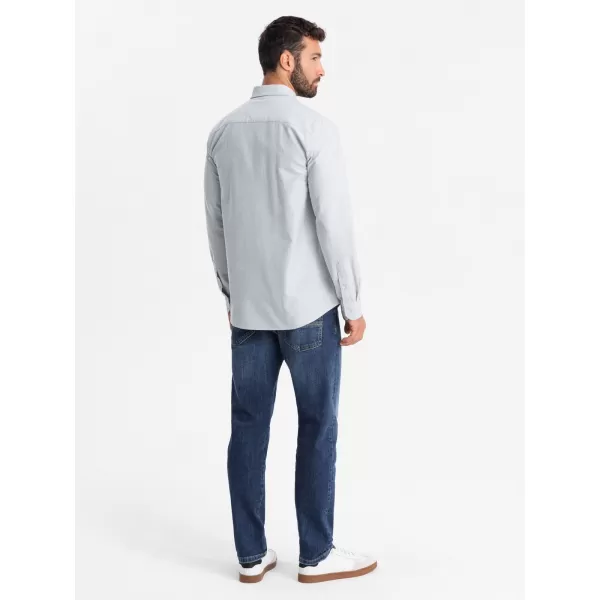  Hemd OMBRE OM-SHOS-0172 BLAU 