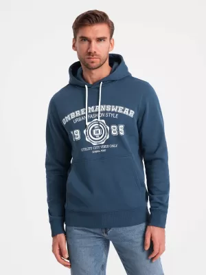 Herren -Sweatshirt OMBRE OM-SSPS-0143 MARINEBLAU