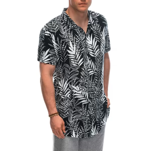  Hemd OMBRE OM-SHPS-0113 SCHWARZ/WEIß 