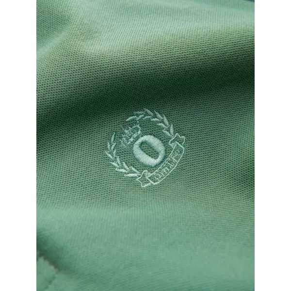  Herren t -Shirt mit einem Kragen OMBRE OM-POBS-0100 GRÜN 