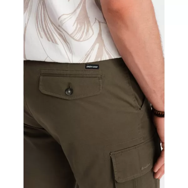  Shorts OMBRE OM-SRCG-0133 DUNKLE OLIVE 
