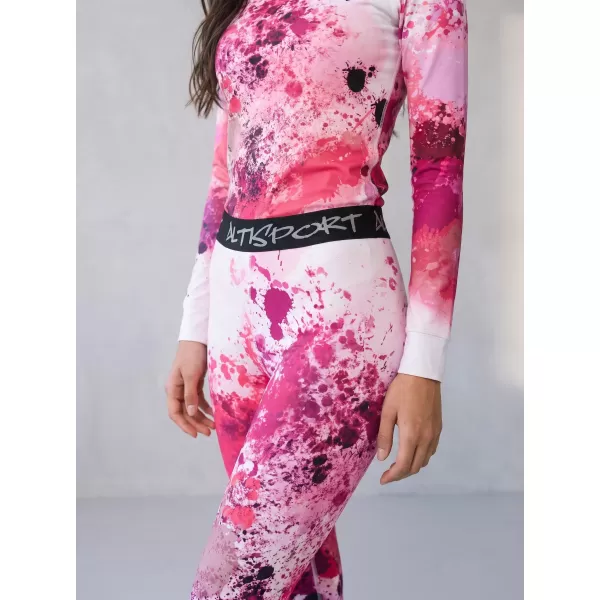  Frauenfunktionelle Thermohosen Prämie ALTISPORT VOJ/ALW055TER02 ROSA 