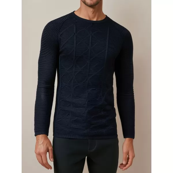  Herrenpullover DSTREET wx2300 DUNKELBLAU 